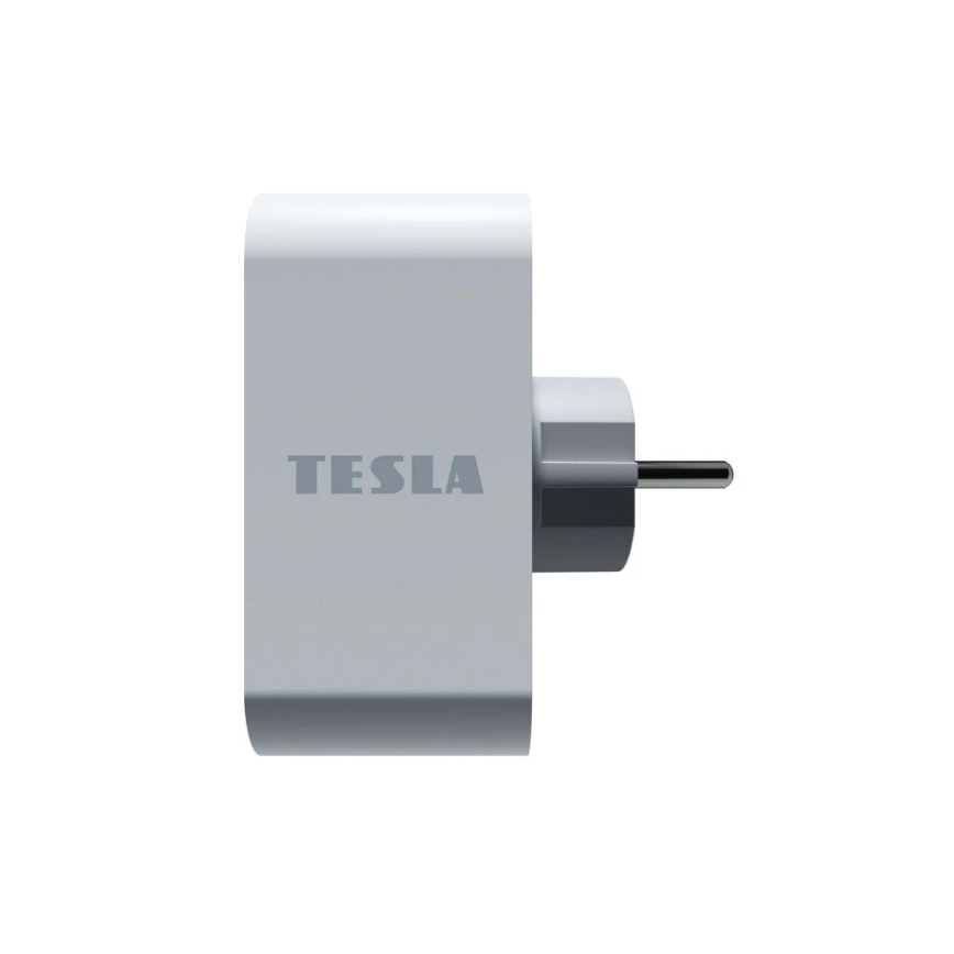 TESLA Smart - Tomada múltipla inteligente 2x16A/230V Tipo F Wi-Fi Tuya