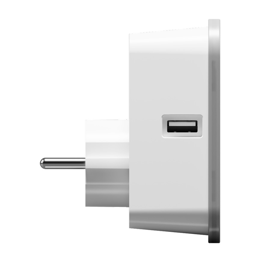 TESLA Smart - Tomada inteligente 3690W/230V/16A 2xUSB/24W/5V Wi-Fi Tuya