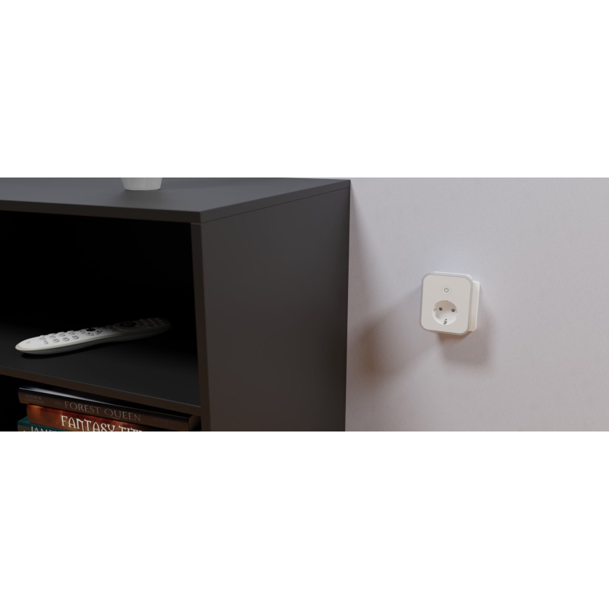 TESLA Smart - Tomada inteligente 3690W/230V/16A 2xUSB/24W/5V Wi-Fi Tuya