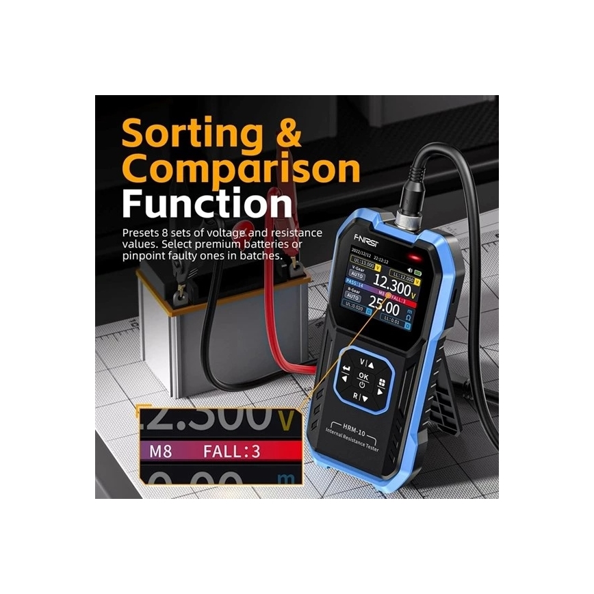 Testador de baterias 100 V 1000 mAh