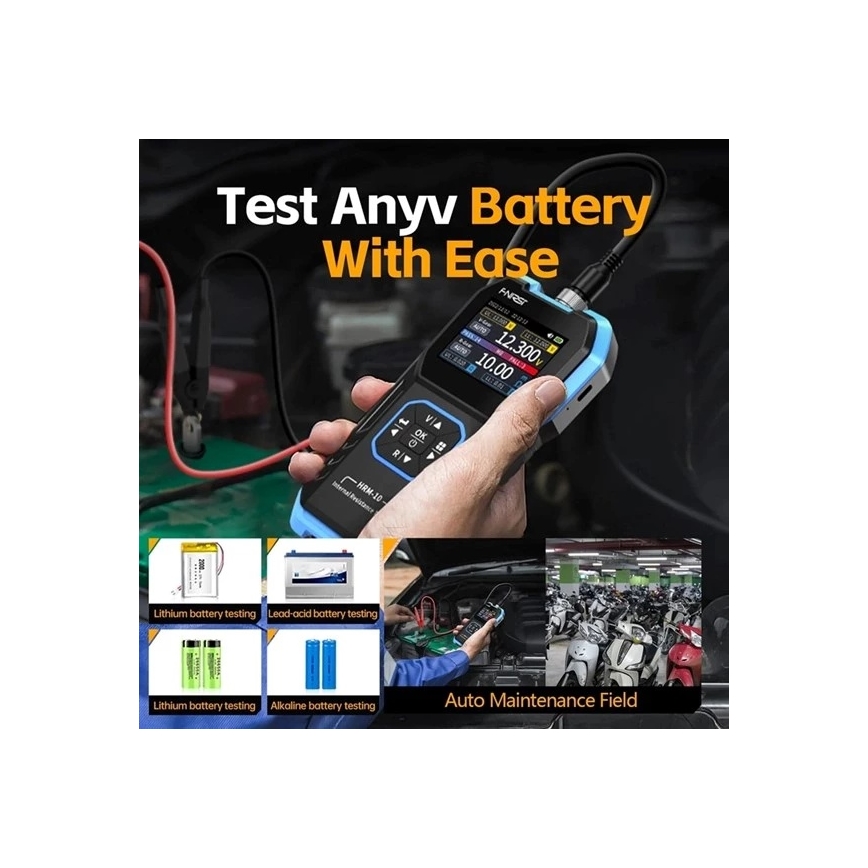 Testador de baterias 100 V 1000 mAh