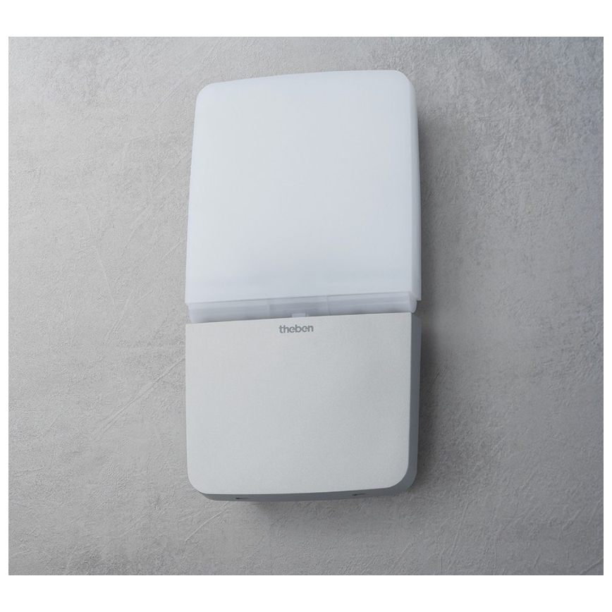 theben - Refletor de parede LED/11W/230V prateado IP55