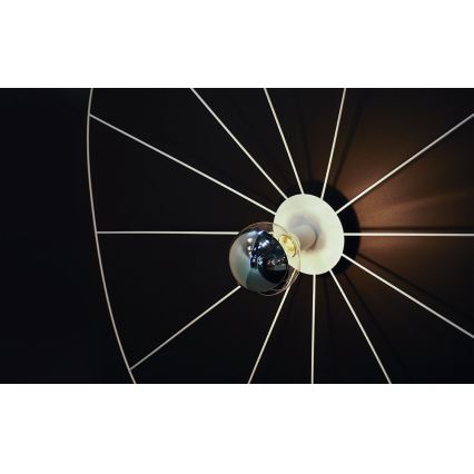 Thoro TH.015 - Candelabro integrado ESKOLA 1xE27/60W/230V preto antigo