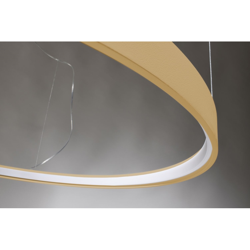 Thoro TH.174 - Candeeiro suspenso LED RIO LED/50W/230V CRI 90 3000K diâmetro 78 cm dourado