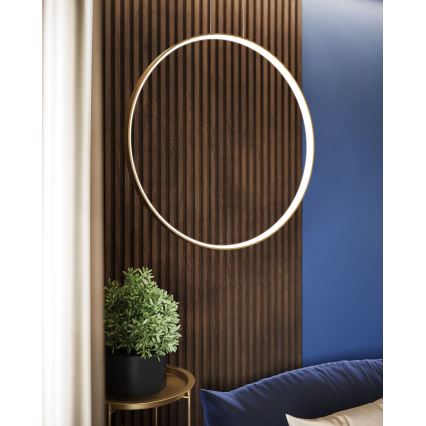 Thoro TH.175 - Candeeiro suspenso LED RIO LED/50W/230V CRI 90 3000K diâmetro 78 cm dourado