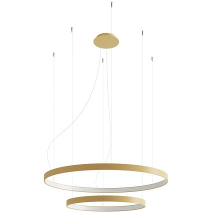 Thoro TH.214 - Candeeiro suspenso LED RIO LED/80W/230V CRI 90 3000K dourado