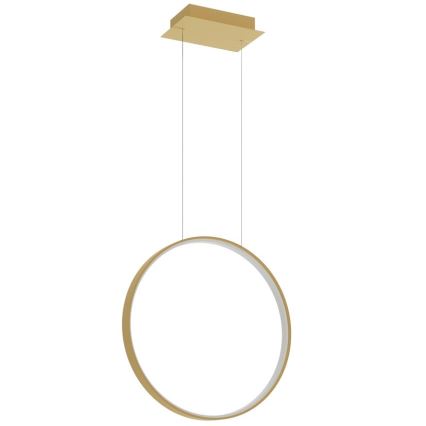 Thoro TH.220 - Candeeiro suspenso LED RIO LED/30W/230V CRI 90 3000K diâmetro 55 cm dourado