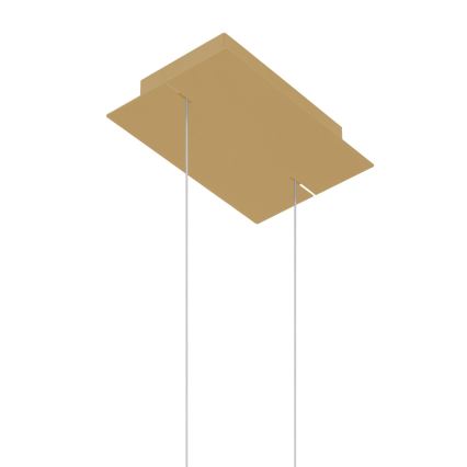 Thoro TH.220 - Candeeiro suspenso LED RIO LED/30W/230V CRI 90 3000K diâmetro 55 cm dourado