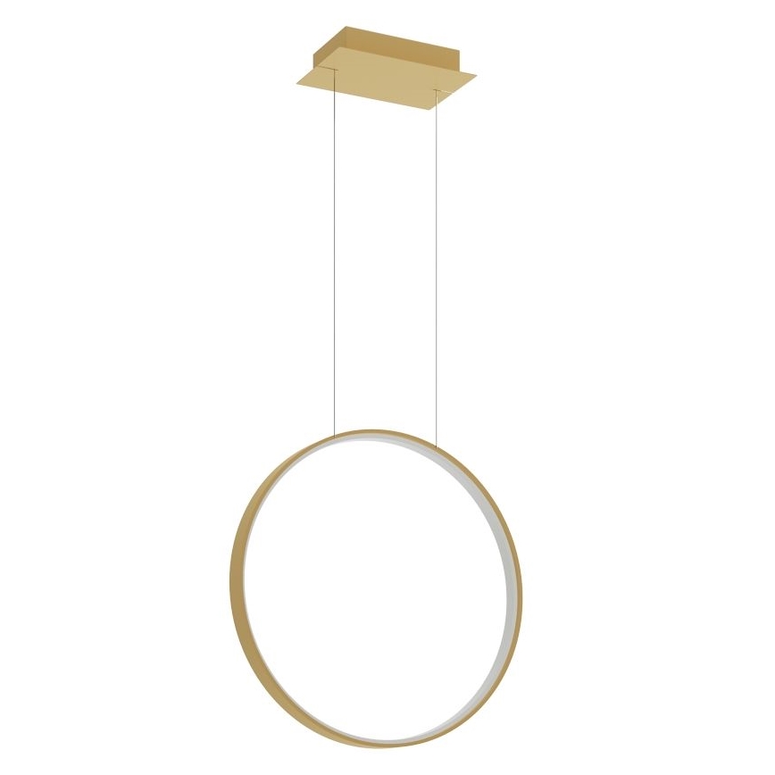 Thoro TH.221 - Candeeiro suspenso LED RIO LED/30W/230V CRI 95 4000K diâmetro 55 cm dourado