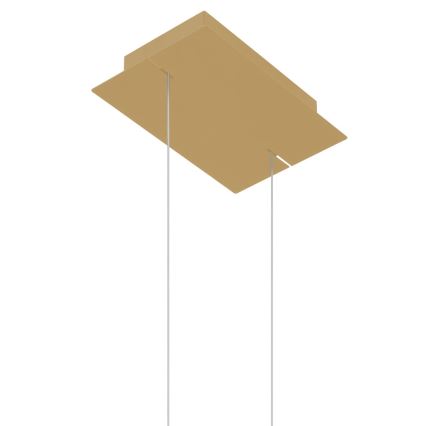 Thoro TH.221 - Candeeiro suspenso LED RIO LED/30W/230V CRI 95 4000K diâmetro 55 cm dourado