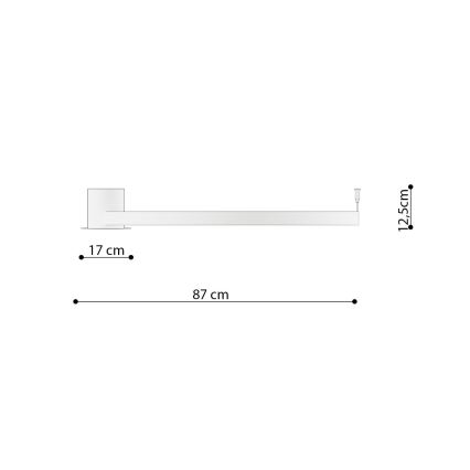 Thoro TH.224 - Iluminação de teto LED RIO LED/50W/230V CRI 90 3000K diâmetro 78 cm dourado