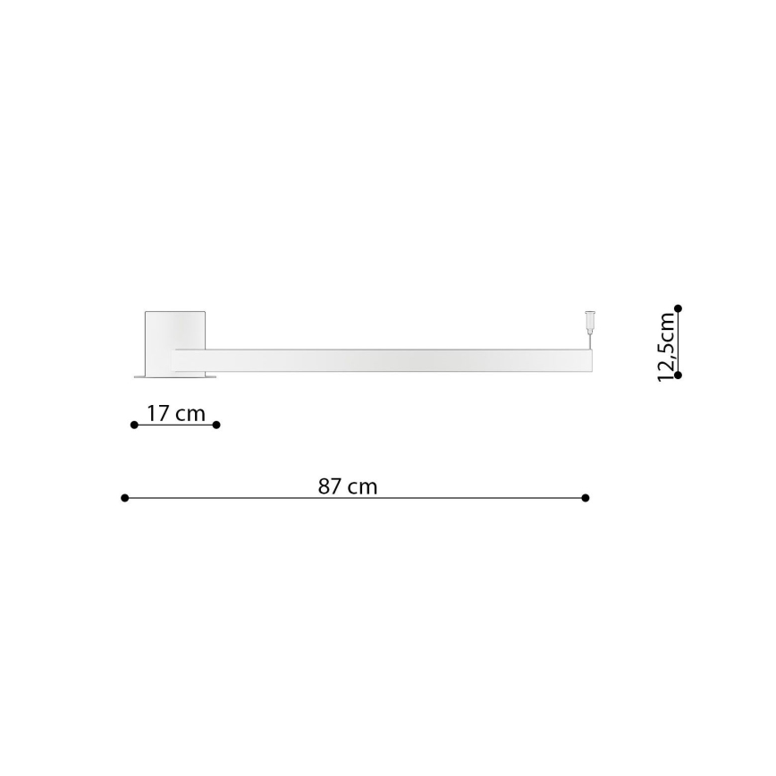 Thoro TH.224 - Iluminação de teto LED RIO LED/50W/230V CRI 90 3000K diâmetro 78 cm dourado