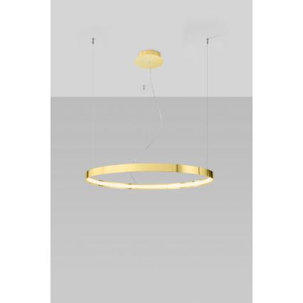 Thoro TH.246 - Candeeiro suspenso LED RIO LED/50W/230V CRI 90 3000K diâmetro 78 cm dourado
