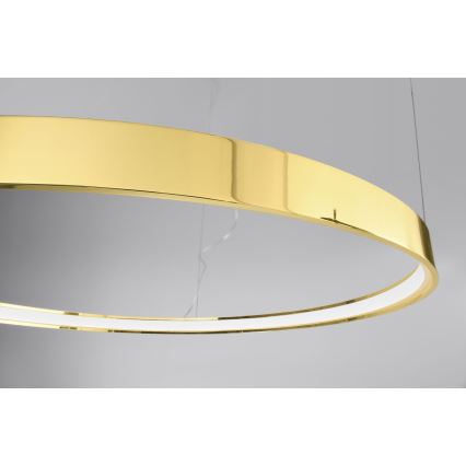 Thoro TH.246 - Candeeiro suspenso LED RIO LED/50W/230V CRI 90 3000K diâmetro 78 cm dourado