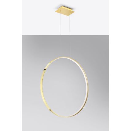 Thoro TH.248 - Candeeiro suspenso LED RIO LED/50W/230V CRI 90 3000K diâmetro 78 cm dourado