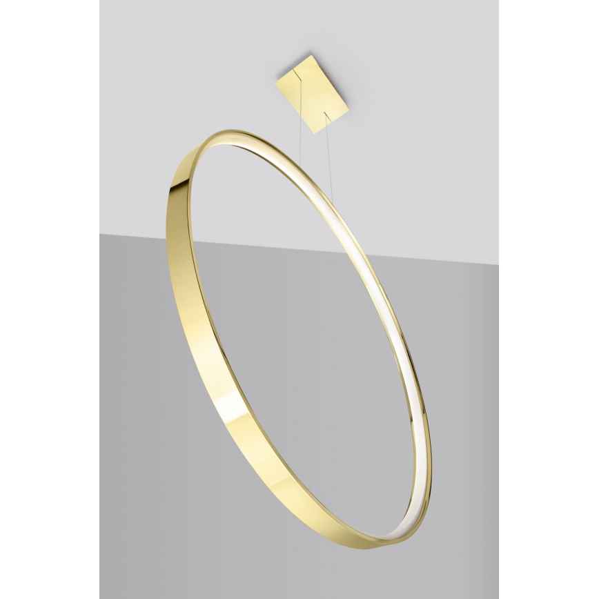 Thoro TH.248 - Candeeiro suspenso LED RIO LED/50W/230V CRI 90 3000K diâmetro 78 cm dourado