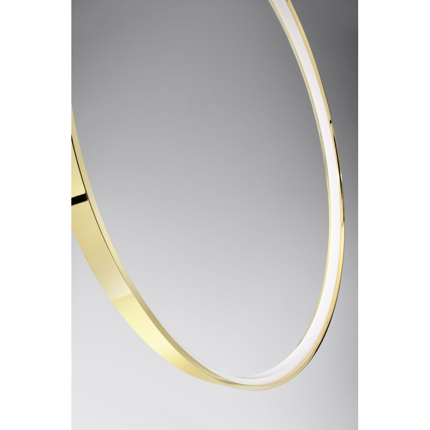 Thoro TH.248 - Candeeiro suspenso LED RIO LED/50W/230V CRI 90 3000K diâmetro 78 cm dourado