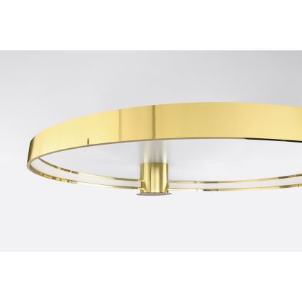 Thoro TH.252 - Iluminação de teto LED RIO LED/50W/230V CRI 90 3000K diâmetro 78 cm dourado