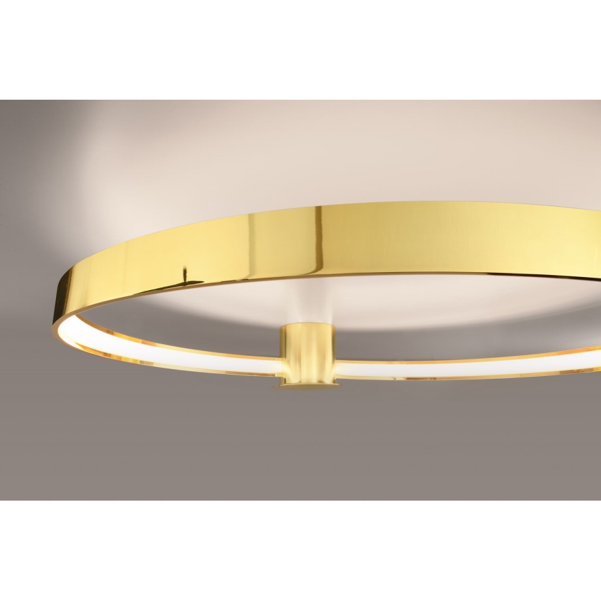 Thoro TH.252 - Iluminação de teto LED RIO LED/50W/230V CRI 90 3000K diâmetro 78 cm dourado