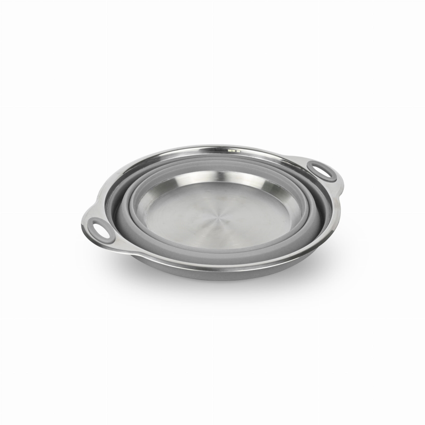 Tigela dobrável de silicone