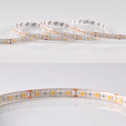 Tira de casa de banho LED 5m 28W/12V IP65 3000K