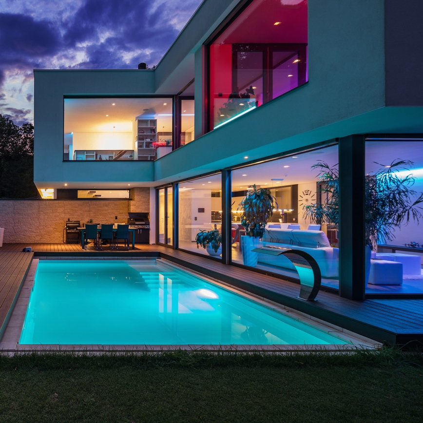 Tira de casa de banho LED RGBW com regulação LED/7,5W/12V IP65 3m Wi-Fi Tuya