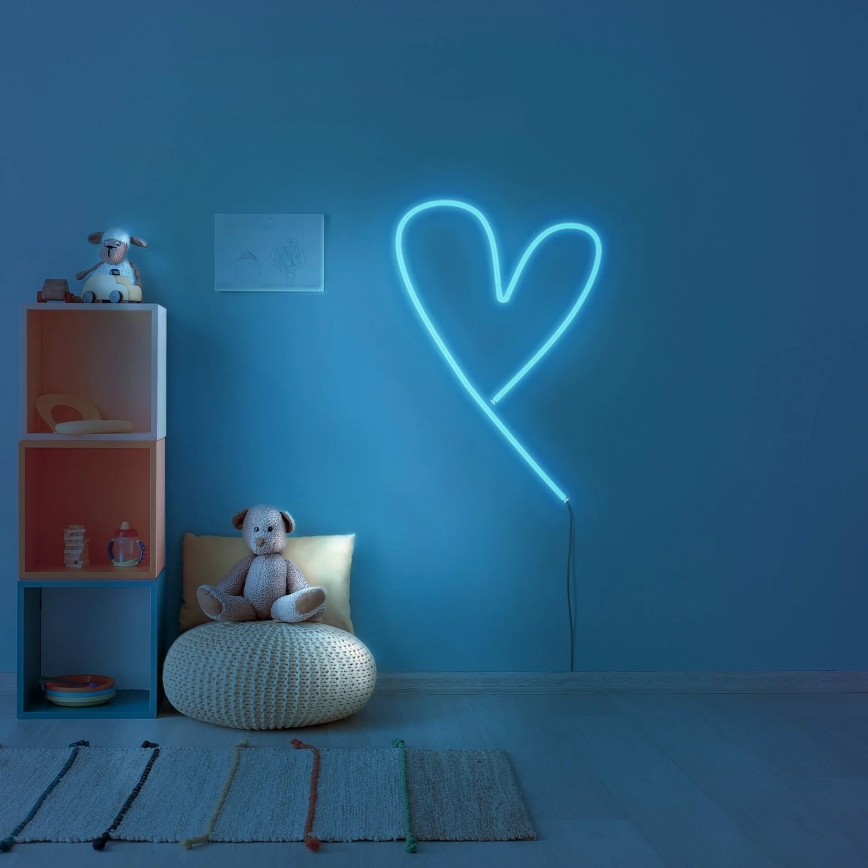 Tira LED NEON 2 m LED/17W/12V IP65 azul