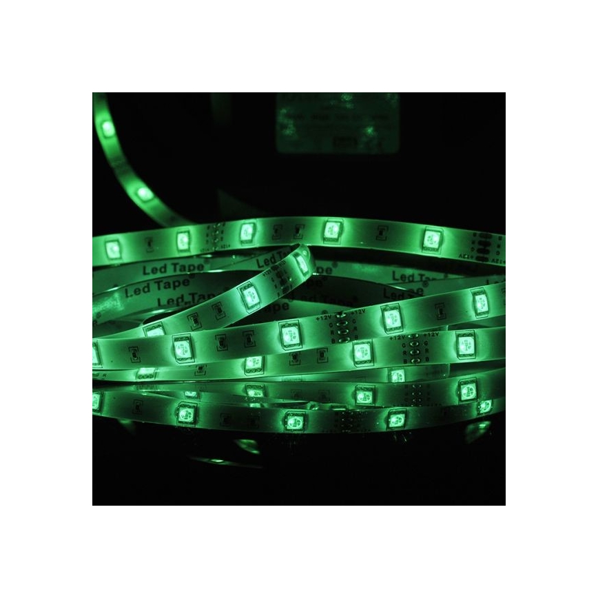 Tira LED RGB com regulação 5m LED/18W/12V IP20 + CR