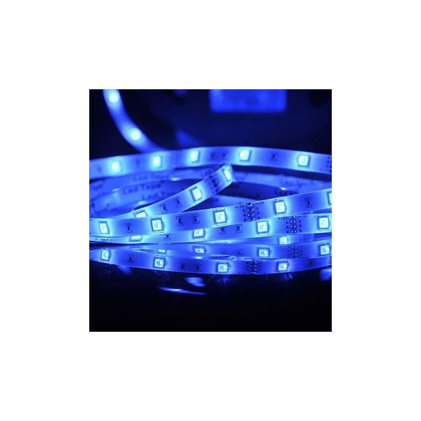 Tira LED RGB com regulação 5m LED/18W/12V IP20 + CR