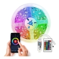 Tira LED RGB com regulação LED/20W/230V 5m IP65 Tuya + CR