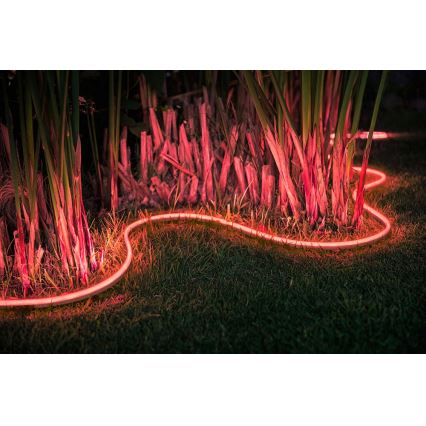 Tira LED RGBW com regulação Philips Hue OUTDOOR STRIP LED/20,5W 2m IP67