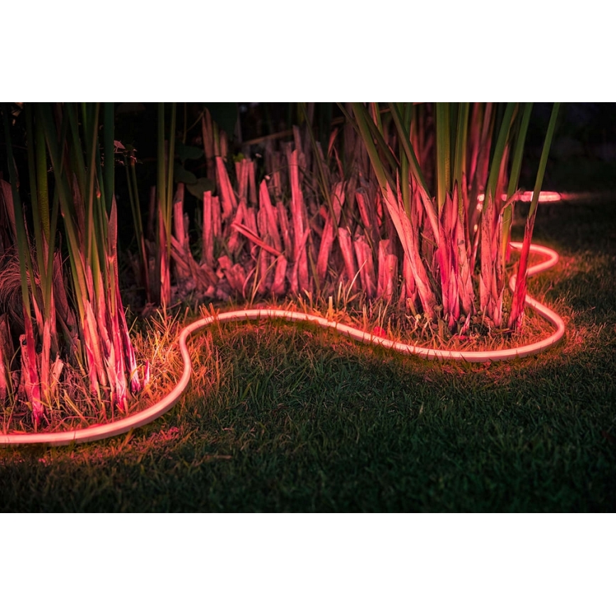 Tira LED RGBW com regulação Philips Hue OUTDOOR STRIP LED/20,5W 2m IP67