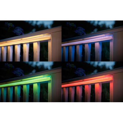 Tira LED RGBW com regulação Philips Hue OUTDOOR STRIP LED/20,5W 2m IP67