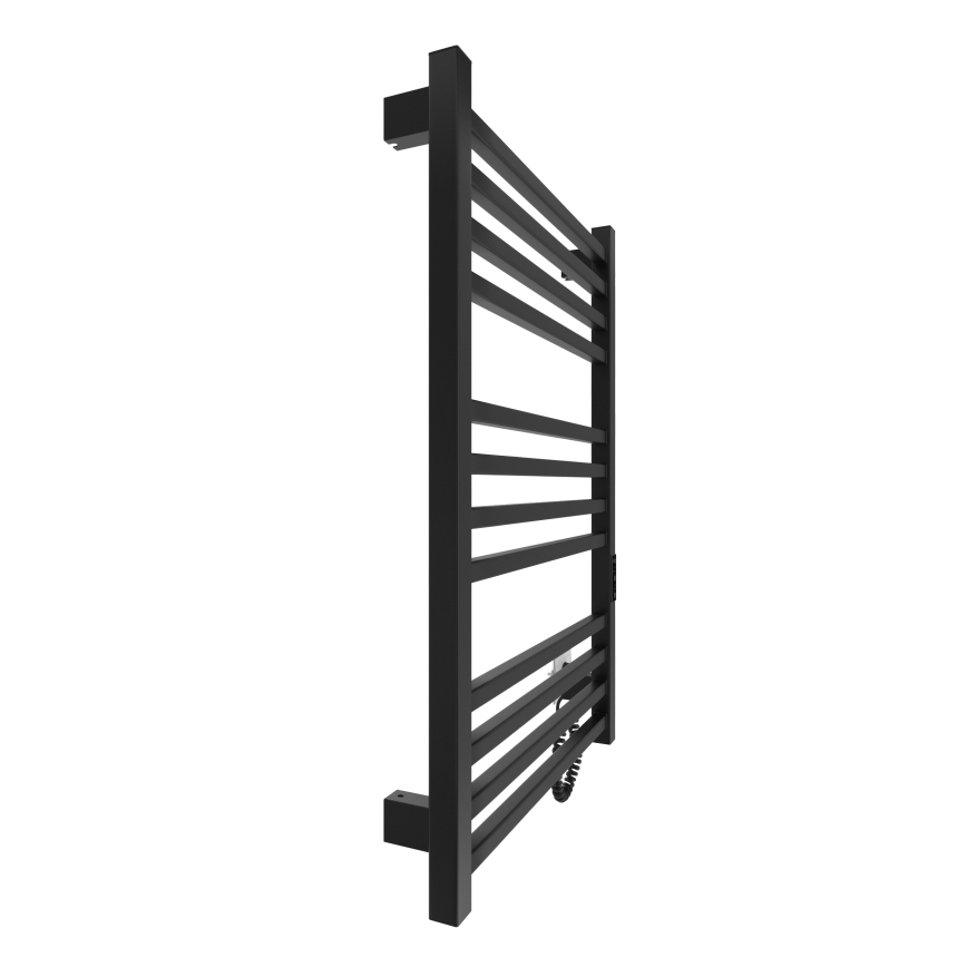 Toalheiro aquecedor em escada HF LONDON 165W/230V 77x53 cm, preto, lado direito
