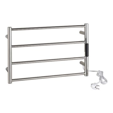 Toalheiro aquecido 56x37 cm, 63 W, inox