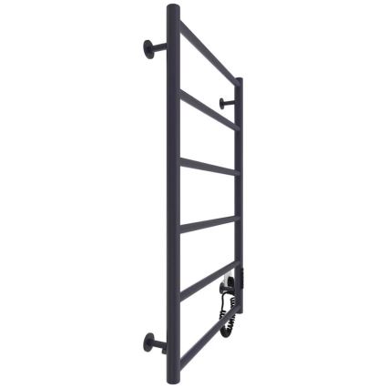 Toalheiro aquecido CLASSIC 110W/230V 80x53 cm, inox/antracite, ligação à direita