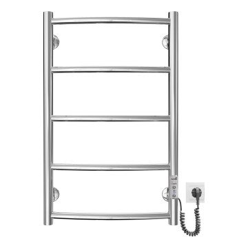 Toalheiro aquecido em escada CLASSIC 60W/230V 66x43 cm aço inoxidável/cromado brilhante direita