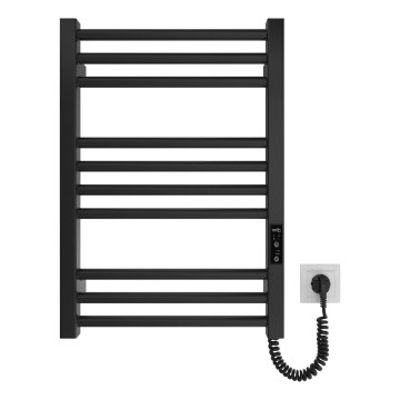 Toalheiro aquecido em escada HF DERBY 100W/230V 57x43 cm preto