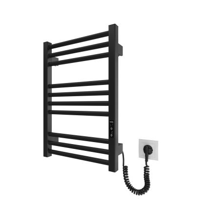 Toalheiro aquecido em escada HF DERBY 100W/230V 57x43 cm preto