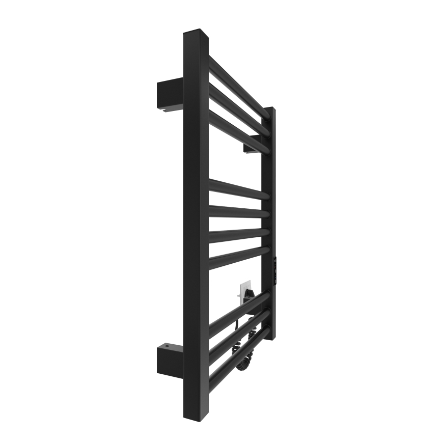 Toalheiro aquecido em escada HF DERBY 100W/230V 57x43 cm preto