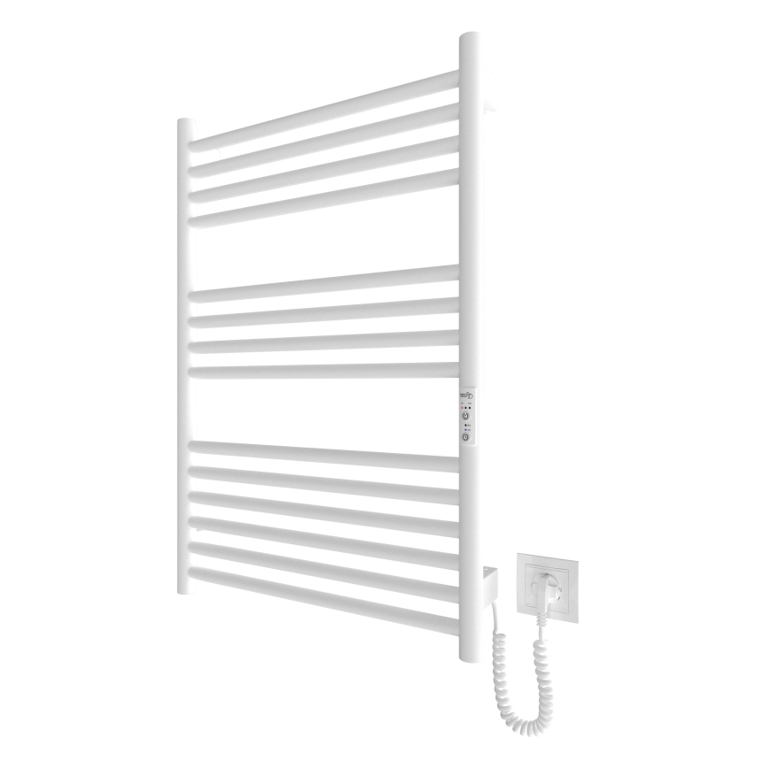 Toalheiro aquecido em escada HF GREENWICH 170W/230V 77x53 cm branco redondo