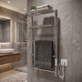 Toalheiro aquecido em escada HOTEL 75W/230V 66x42 cm, inox/cromado, lado direito