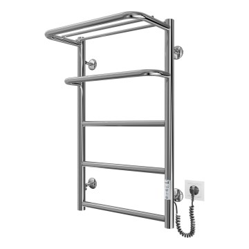 Toalheiro aquecido em escada HOTEL 75W/230V 66x42 cm, inox/cromado, lado direito