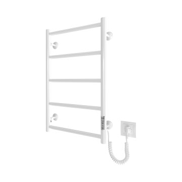 Toalheiro aquecido em escada para casa de banho CLASSIC 65W/230V 65x43 cm inox/branco, lado direito