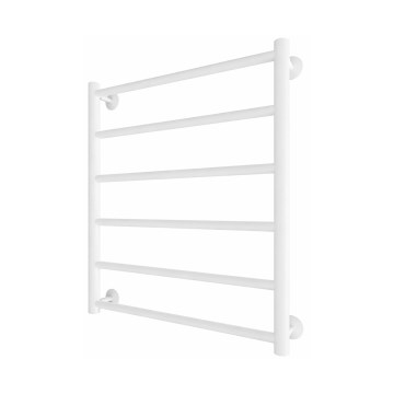 Toalheiro aquecido em escada para casa de banho INOX FLAT 122W/230V 57x43 cm inox/branco