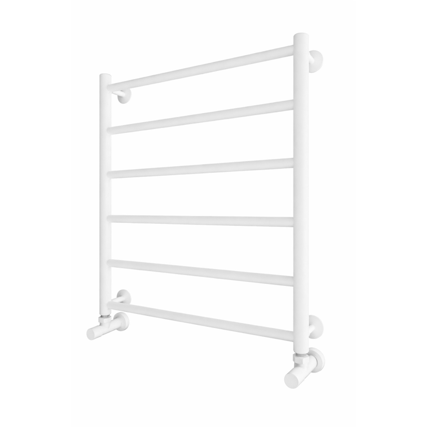 Toalheiro aquecido em escada para casa de banho INOX FLAT 122W/230V 57x43 cm inox/branco