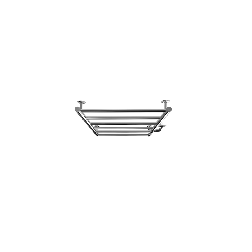 Toalheiro aquecido CLASSIC 110W/230V 81x52 cm inox/cromado brilhante, lado direito