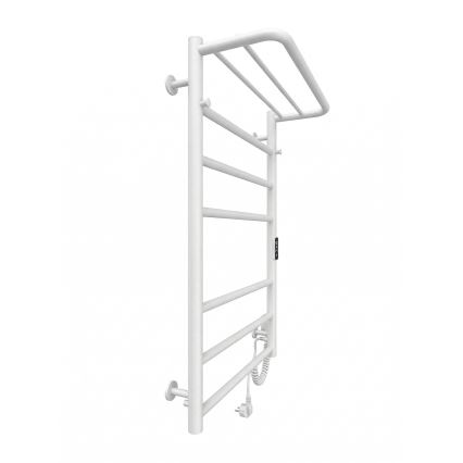 Toalheiro aquecido para casa de banho HOME, 95 W/230 V, 77 x 53 cm, aço inoxidável/branco, montagem à direita