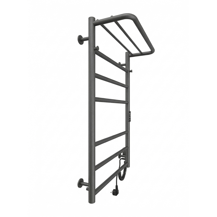 Toalheiro aquecido para casa de banho HOME 95W/230V 77x53 cm inox/antracite, ligação direita