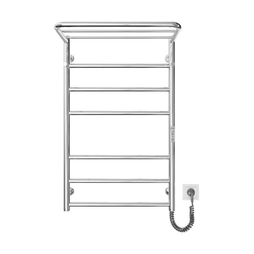 Toalheiro aquecido para casa de banho HOME 95W/230V 77x53 cm inox/cromado, lado direito